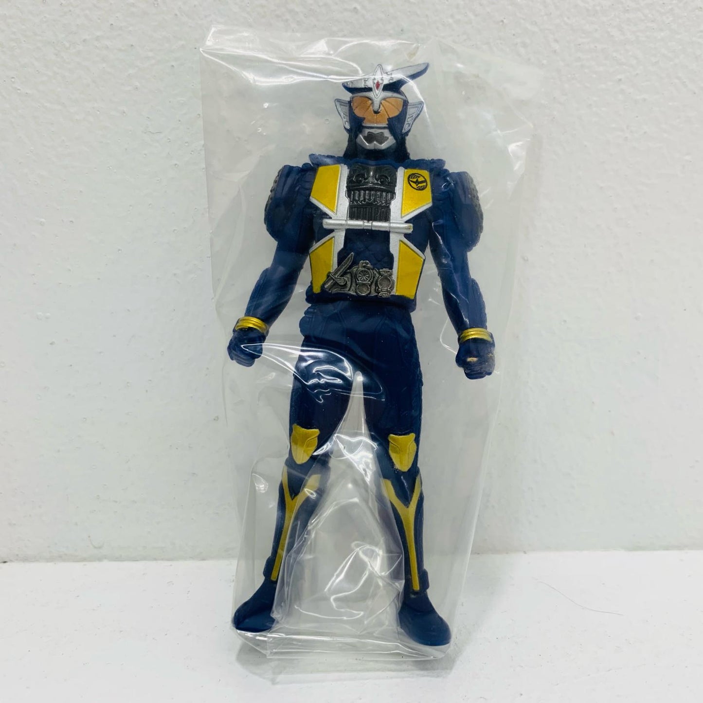 【中古】 仮面ライダー鎧武ジンバーレモンアームズ「ソフビヒーロー仮面ライダー～カチドキアームズ出陣!!編～」【フィギュア】【飾磨店】