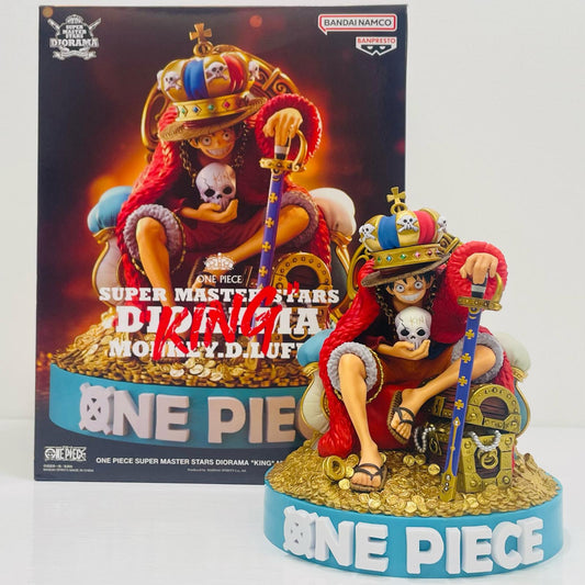 “KING“MONKEY.D.LUFFY「ワンピース」SUPERMASTERSTARSDIORAMA ONEPIECEBASE応募者全員サービス【フィギュア】
