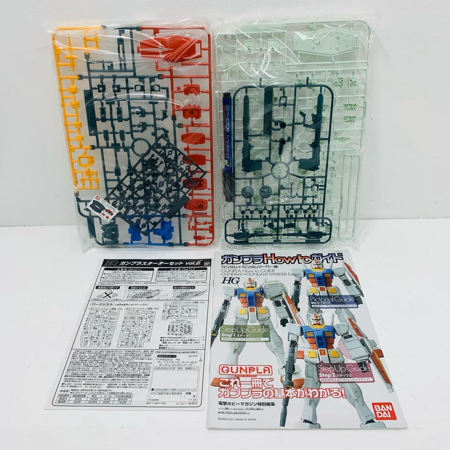 1/144HGUCガンプラスターターセット2「機動戦士ガンダム」