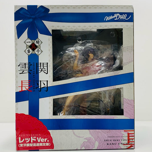 【中古】 関羽雲長レッドVer.宮沢模型流通限定版「真・一騎当千」リボンドール・コレクションPVC製塗装済み完成品【フィギュア】【飾磨店】