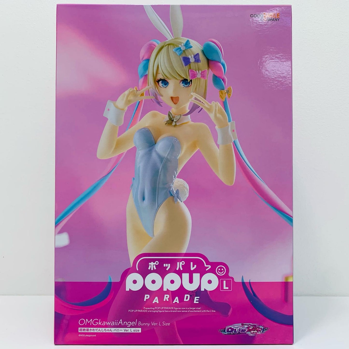 [Used] POP UP PARADE Chōzetsu Kawaii Tenshi-chan Tights Bunny Ver. L Size "NEEDY GIRL OVERDOSE" Pre-painted Plastic Figure GOODSMILE ONLINE SHOP Exclusive [Figure]