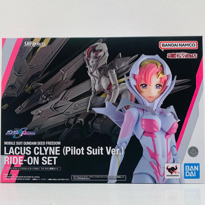 【中古】 S.H.Figuartsラクス・クライン（パイロットスーツVer.）ライドオン再現セット「機動戦士ガンダムSEEDFREEDOM」【フィギュア】
