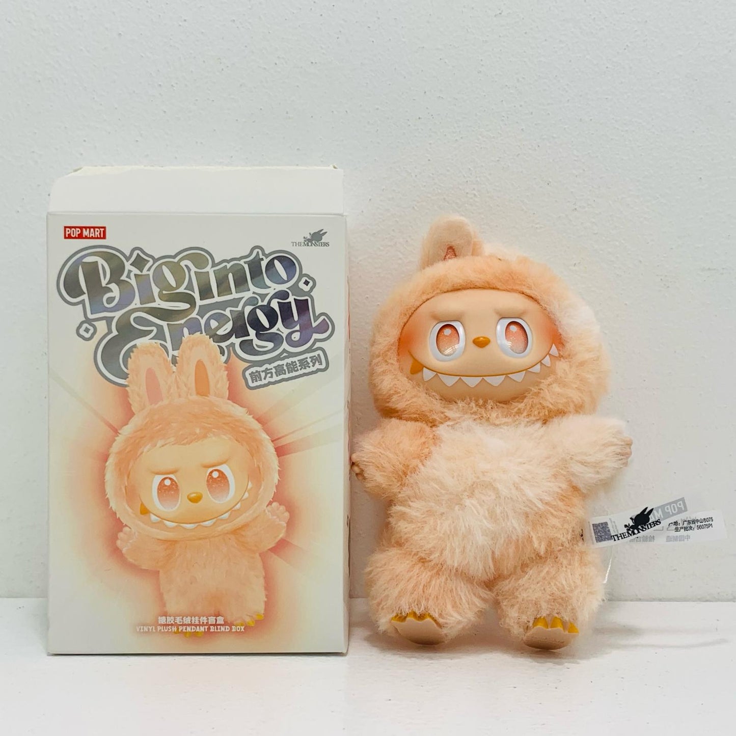【中古】 HAPPINESS「THE MONSTERS Big into Energy シリーズ ぬいぐるみペンダント」POPMART【フィギュア】