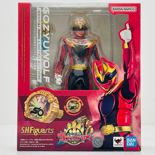【中古】 S.H.Figuartsゴジュウウルフ(初回限定センタイリング付属版)「ナンバーワン戦隊ゴジュウジャー」【フィギュア】