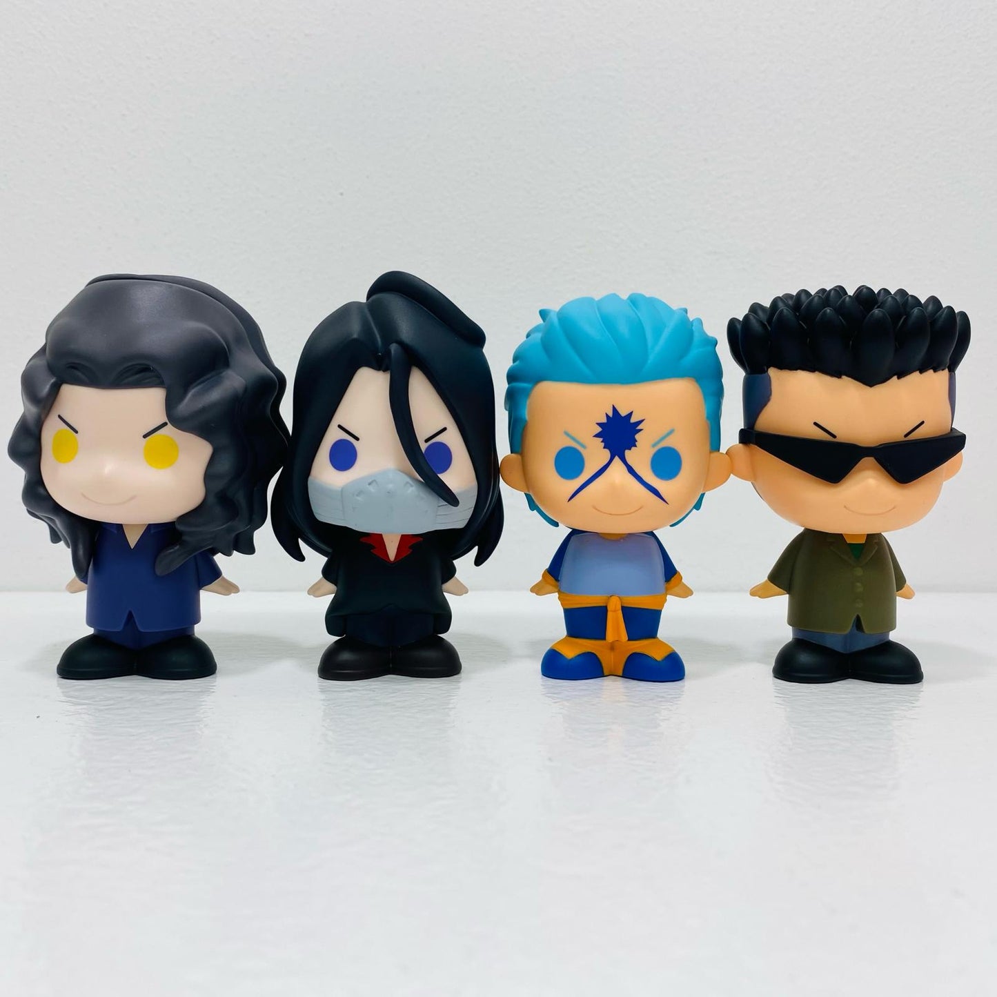 [Used] Complete Set of 4 Types - E-Prize SOFVIC chu "Dark Tournament Saga vol.2/Ichiban Kuji Yu Yu Hakusho" [Figure]