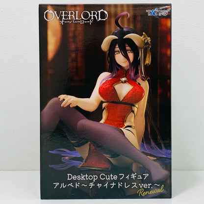 【中古】 アルベド～チャイナドレスver.～Renewal-DesktopCuteフィギュア「オーバーロード」【フィギュア】