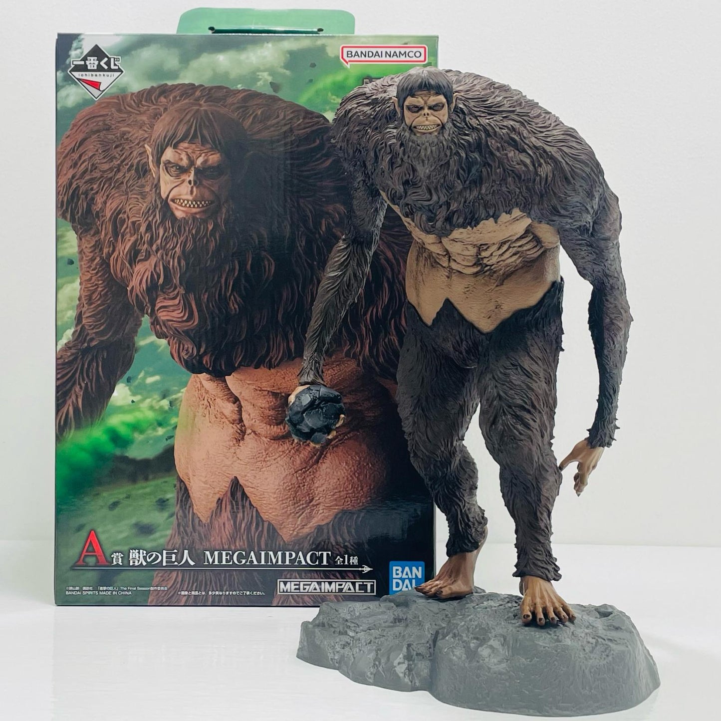 Prize A/Beast Titan - MEGAIMPACT "I'll take down the Beast Titan/Ichiban Kuji Attack on Titan" [Figure]