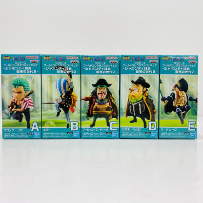[Used] All 5 types set -WCF-Sabaody Archipelago Worst Generation 2- "One Piece" [Figure]