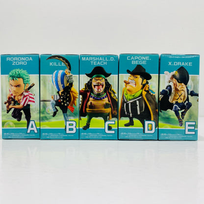 [Used] All 5 types set -WCF-Sabaody Archipelago Worst Generation 2- "One Piece" [Figure]