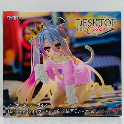 Shiro ~Cat Ear Shirt ver.~ Renewal-Desktop Cute Figure "No Game No Life" [Figure]
