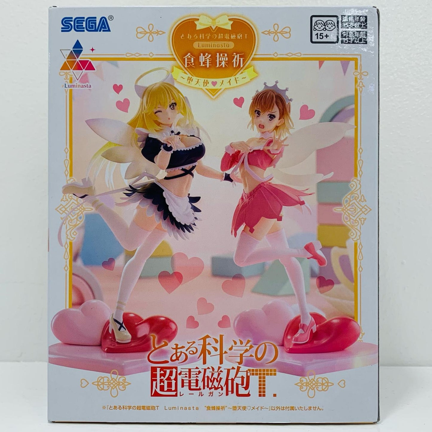 [Used] Shokuhou Misaki ~Fallen Angel? Maid~ Luminasta "A Certain Scientific Railgun T" [Figure]