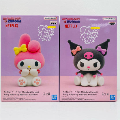 Complete Set of 2 - Fluffy Puffy ~My Melody & Kuromi~ "Netflix Series My Melody & Kuromi" [Figures]