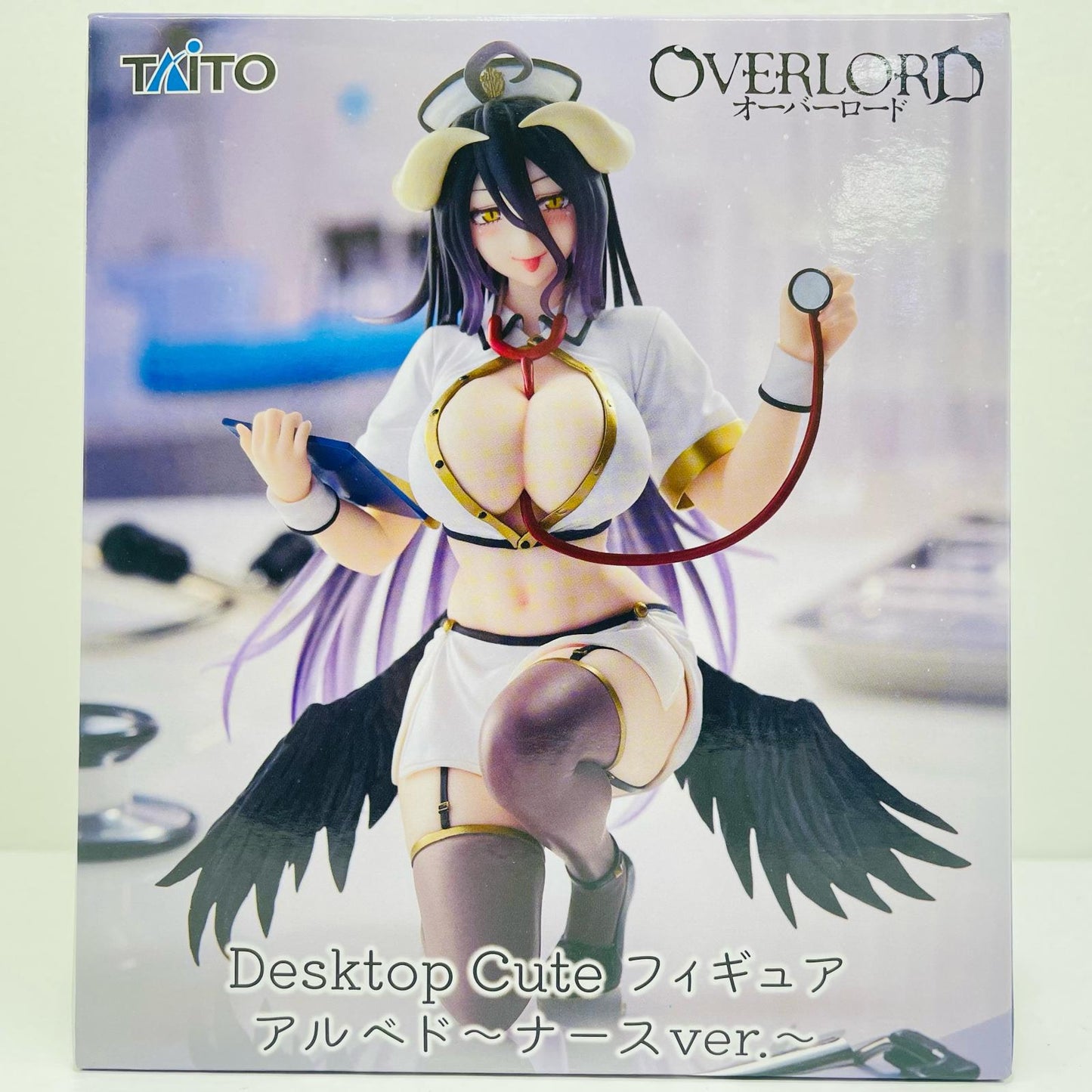 [Used] Albedo ~Nurse ver.~ Desktop Cute Figure "Overlord" [Figure]