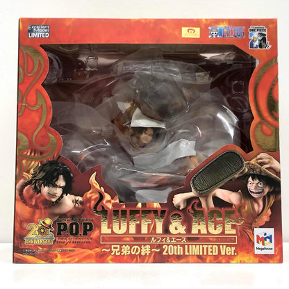 【中古】 ルフィ＆エース～兄弟の絆～20thLIMITEDVer.「ワンピース」P.O.P“NEO-MAXIMUM”メガトレショップ＆オンラインショップ限定【フィギュア】