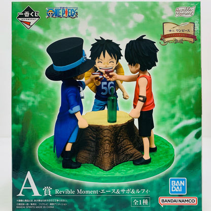 【Used】 A Prize RevibleMoment -Ace & Sabo & Luffy- "Dramatic Memories/Ichiban Kuji One Piece" [Figure]