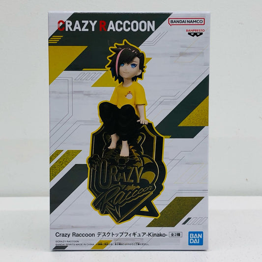 Kinako(Tシャツ黄色)-デスクトップフィギュア「CrazyRaccoon」【フィギュア】