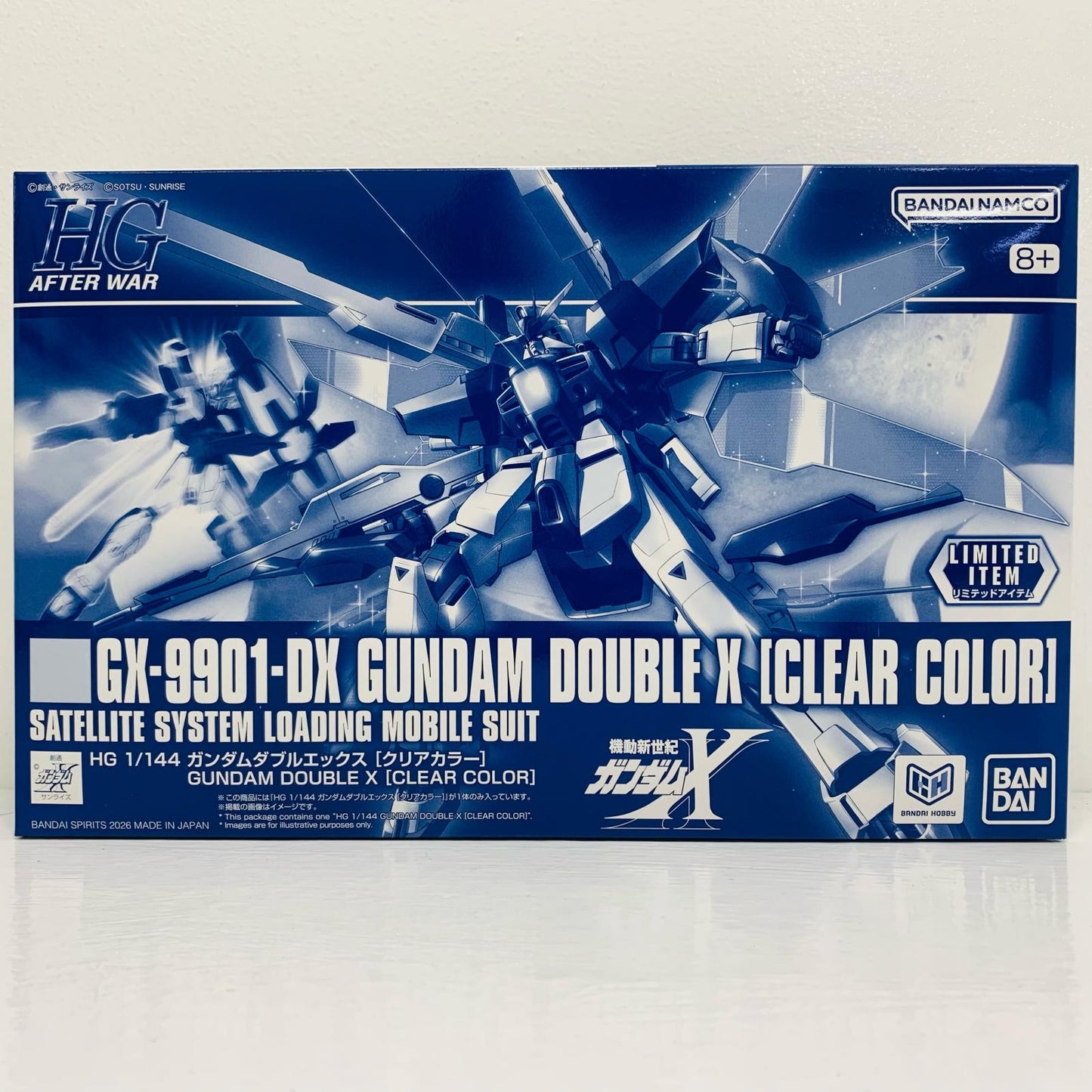 1/144HGGX-9901-DXガンダムダブルエックス[クリアカラー]「機動新世紀ガンダムX」イベント限定