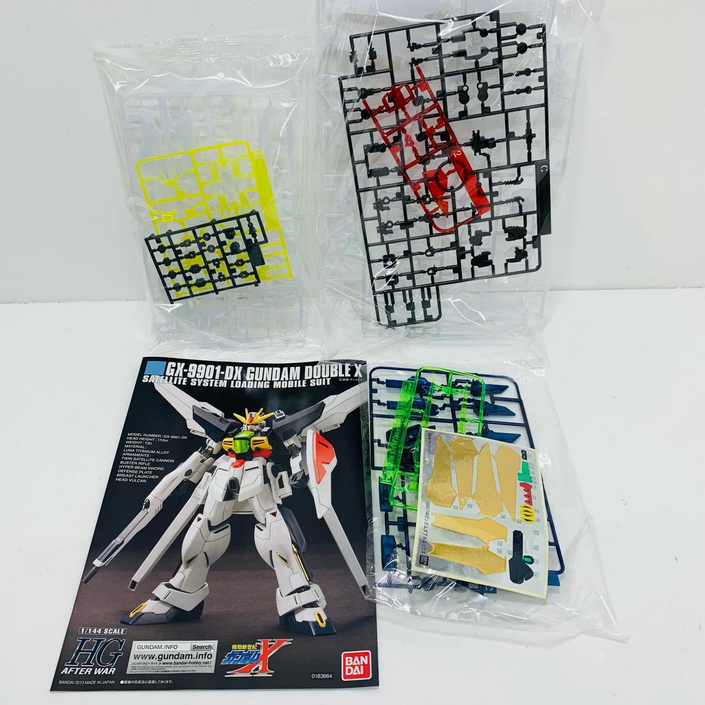 1/144HGGX-9901-DXガンダムダブルエックス[クリアカラー]「機動新世紀ガンダムX」イベント限定