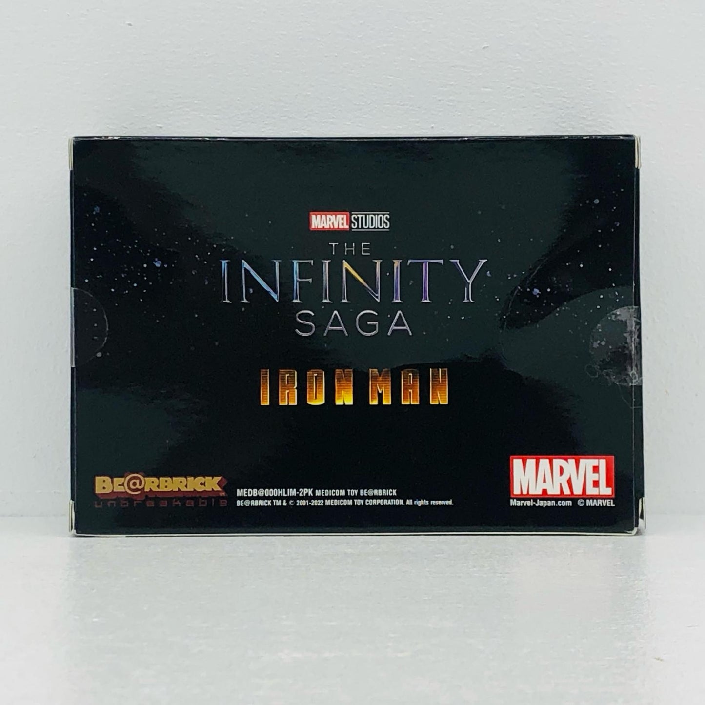 ペアボックス賞/A.ウォーマシン＆アイアン・パトリオット100%2体セット「InfinitySAGA『IRONMAN』/HappyくじBE＠RBRICKMARVEL」ベアブリック【フィギュア】
