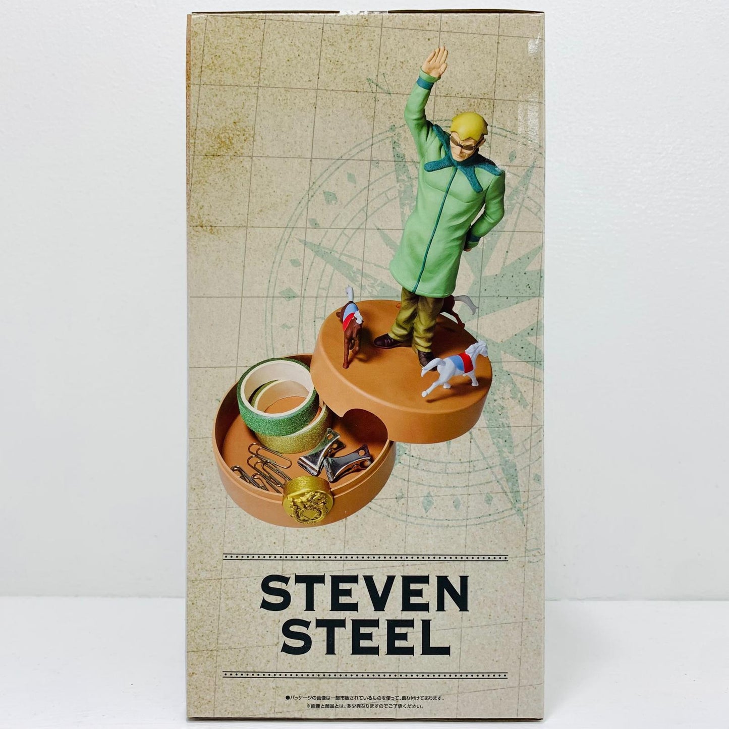 フィギュア E賞スティーブン・スティール-小物入れ「STEELBALLRUN/一番くじジョジョの奇妙な冒険」 スティーブン・スティール 一番くじ E賞【フィギュア】