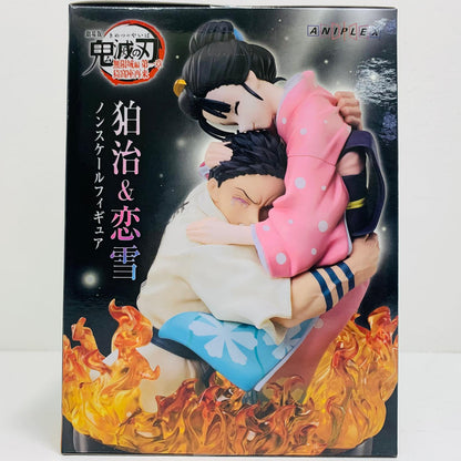 フィギュア [単品]狛治＆恋雪ノンスケールフィギュア「Blu-ray/DVD劇場版「鬼滅の刃」無限城編第一章猗窩座再来アニプレックスオンライン限定版」特典 [単品]狛治＆恋雪ノンスケール 無限城編第一章猗窩座再来アニプレックスオンライン限定版」特典【フィギュア】