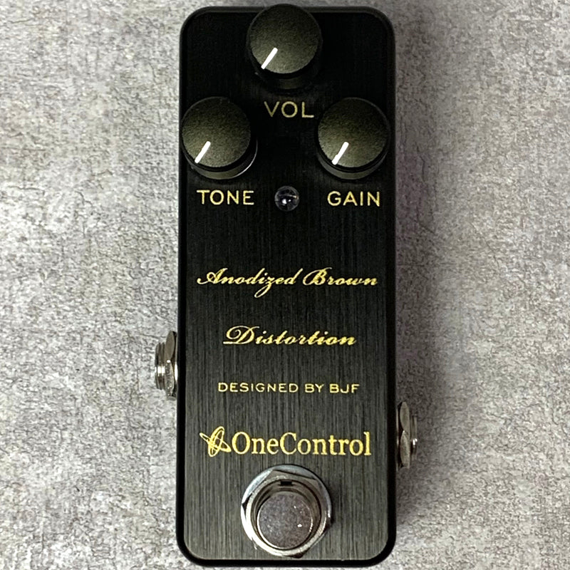 ONE CONTROL | ワンコントロール Anodized Brown Distortion 楽器 ディストーション 【箱付き】低～中音域はふくよかに、高音域は鋭いディストーション【加古川店】