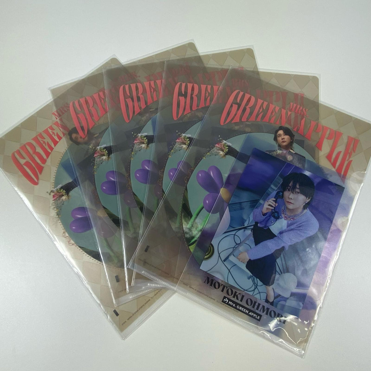 【姫路東】ミセス 一番くじ クリアファイル&ステッカー 13セット Mrs. Green Apple【325-0102hime】