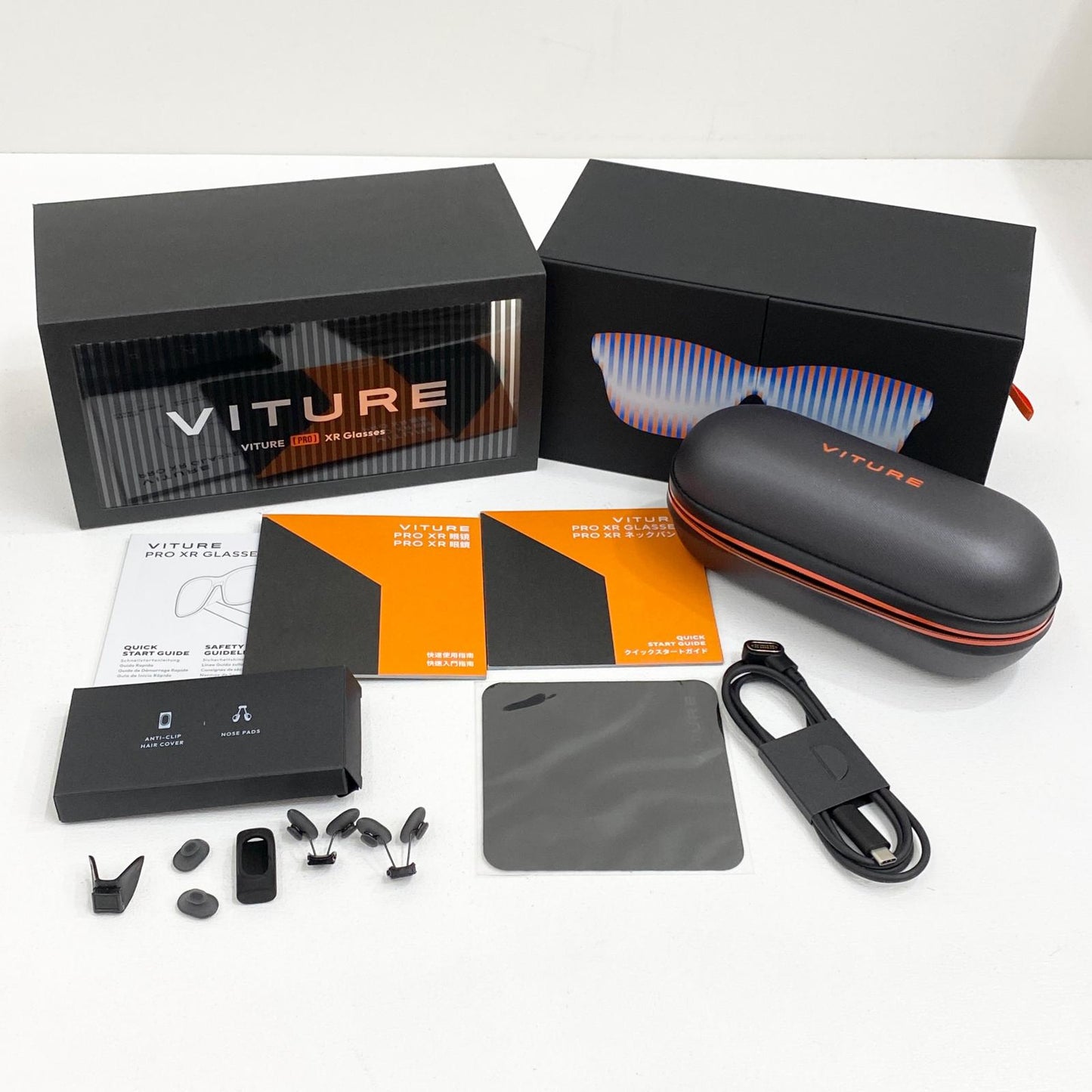 VITURE Pro V1241 XRグラス ディスプレイタイプ：有機EL 箱・ノースパッド・グリップ・専用ケーブル・ケース付属【加古川店】