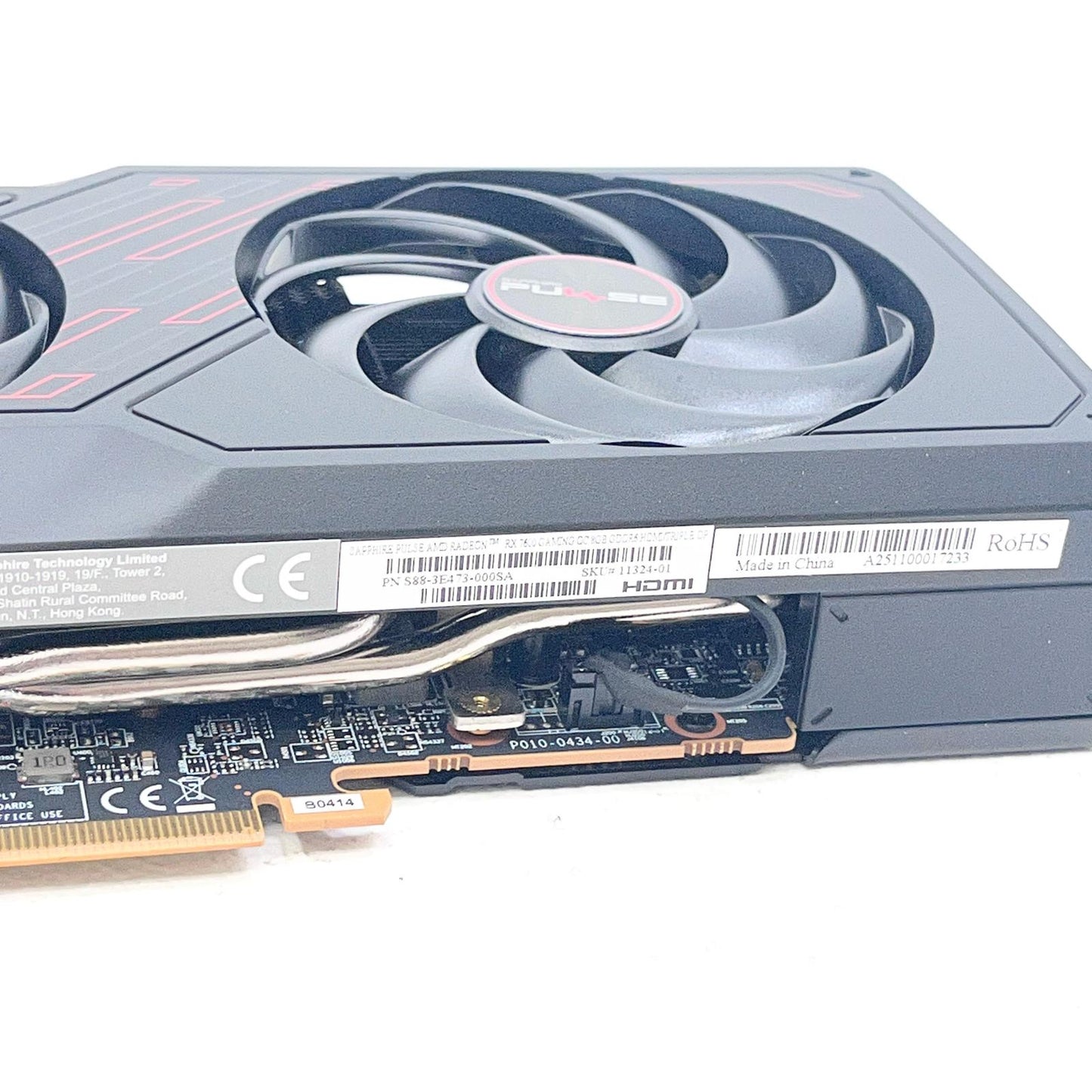 SAPPHIRE PULSE Radeon RX7600 GAMING GDDR6 8GB グラフィックボード 箱付き やや使用感【加古川店】