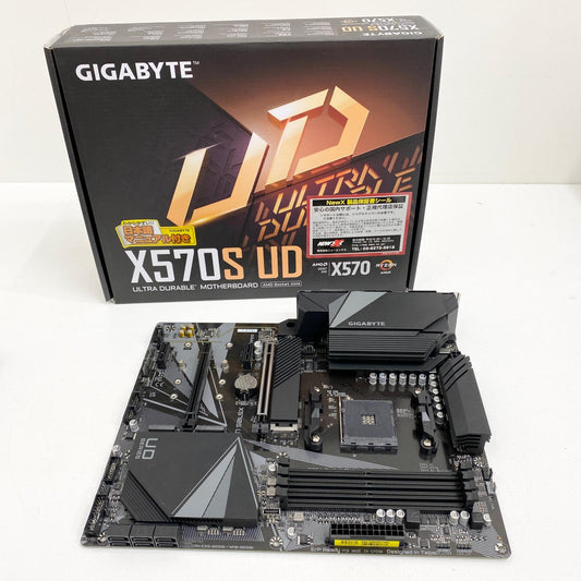 GIGABYTE X570S UD マザーボード Socket AM4 箱・取付ネジ2本・SATAケーブル付属【加古川店】