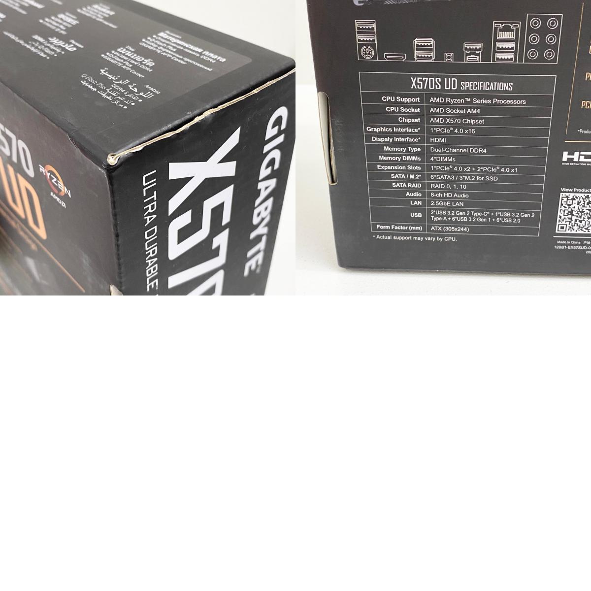 GIGABYTE X570S UD マザーボード Socket AM4 箱・取付ネジ2本・SATAケーブル付属【加古川店】