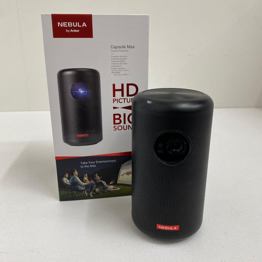 D2423511 Anker Nebula Capsule Max D2423511 基本仕様 Wi-Fi・Bluetooth対応/バッテリー・スピーカー搭載 へこみあり【加古川店】