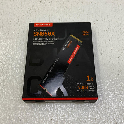 【未使用/未開封】 WDS100T2X0E-00BCA0 未開封 SANDISK WD_BLACK SN850X NVMe SSD WDS100T2X0E-00BCA0 1TB M.2 ヒートシンク非搭載モデル【加古川店】