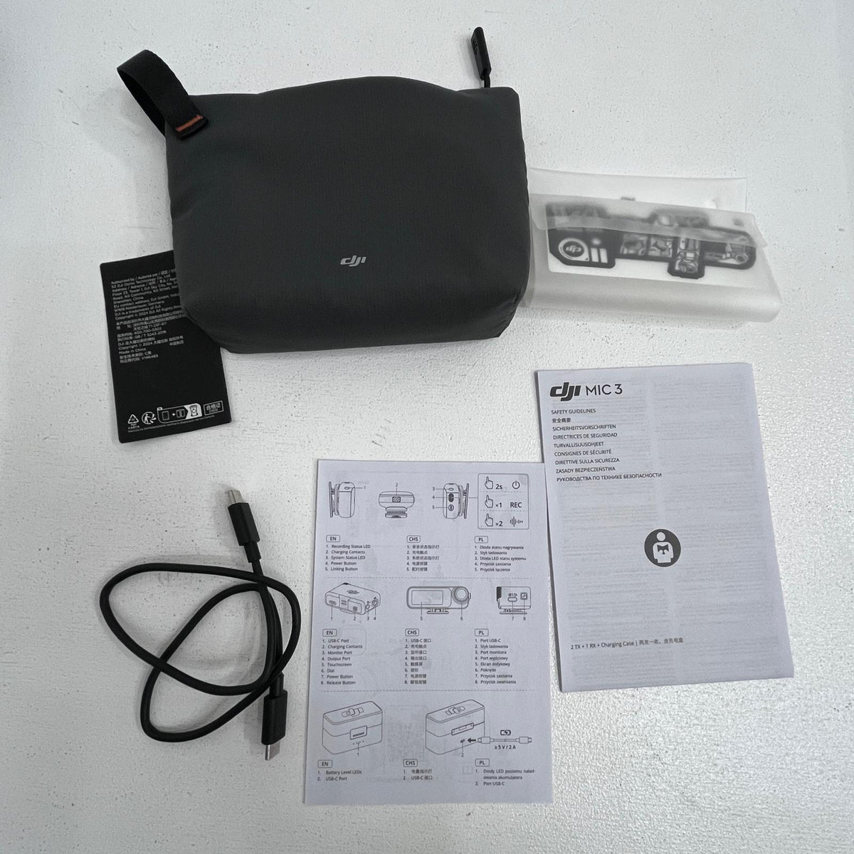 DAM001 DJI DJI Mic 3 (2TX+1RX+充電ケース) ワイヤレスマイク DAM001【加古川店】