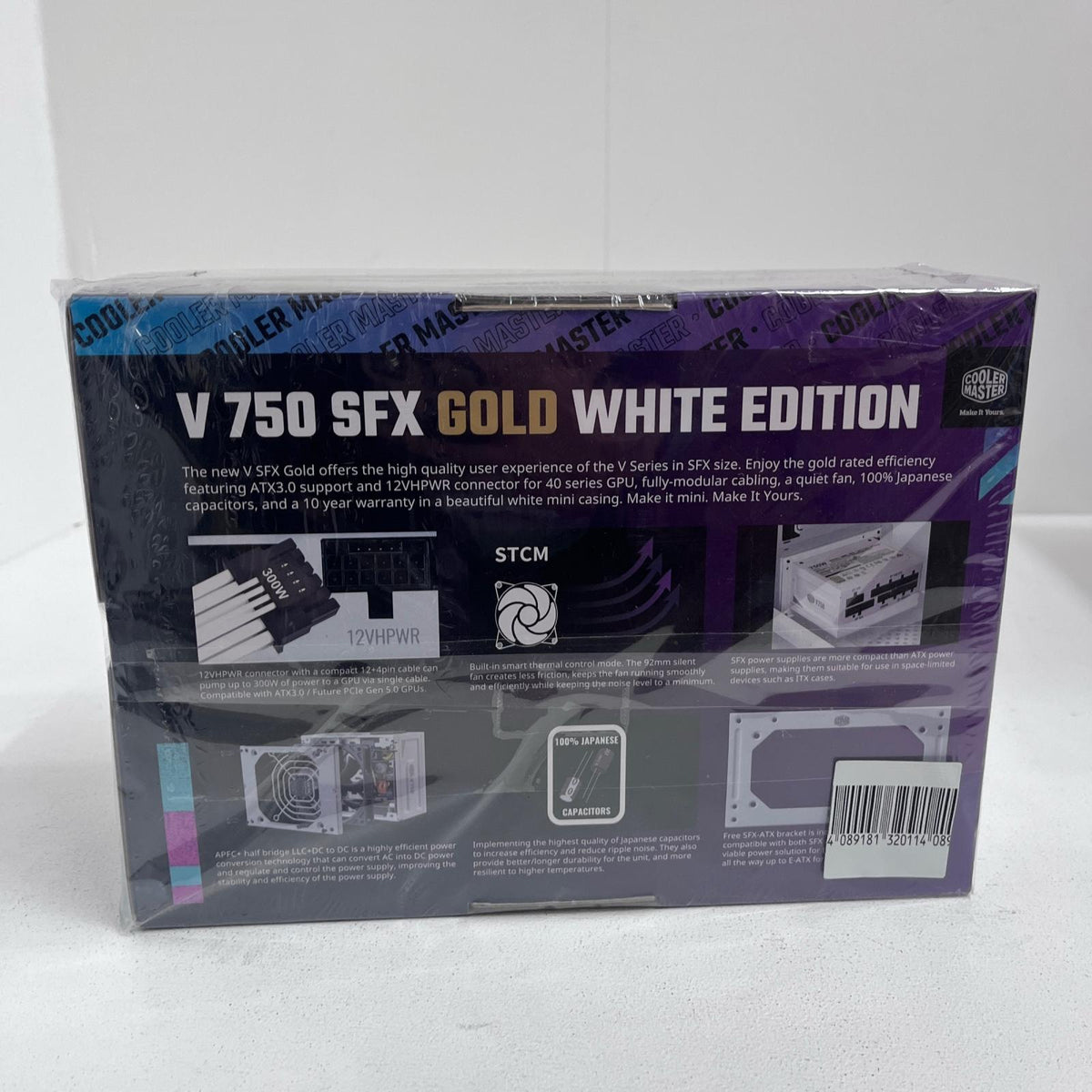 【未使用/未開封】 MPY-7501-SFHAGV-3WJ 未開封 COOLER MASTER SFX電源ユニット 750W MPY-7501-SFHAGV-3WJ サイズ:SFX/750W/80PLUS GOLD【加古川店】