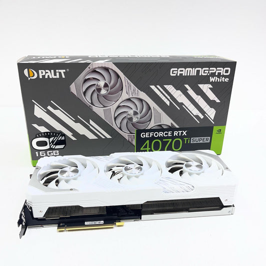 palit GeForce RTX 4070 Ti SUPER GamingPro グラフィックボード 箱・RGBケーブル付属【加古川店】