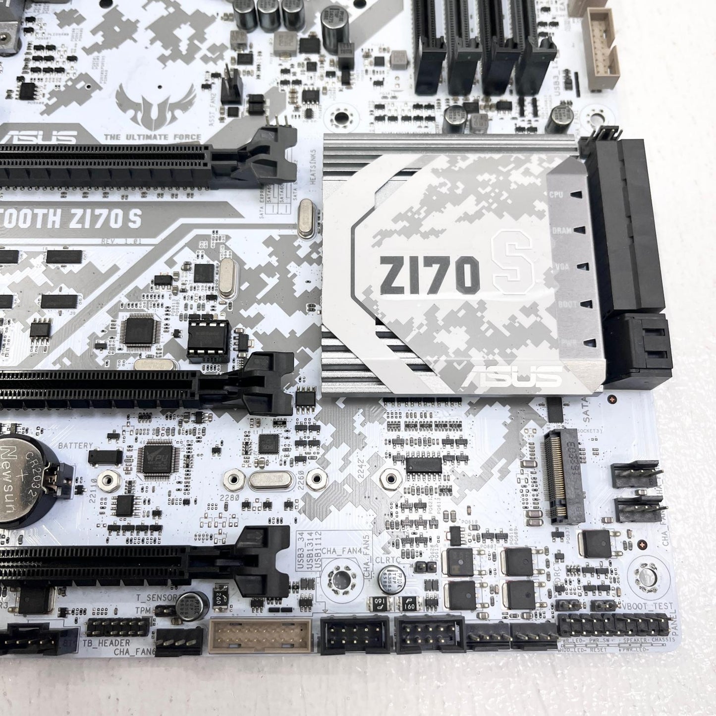 ASUS SABERTOOTH Z170S ATXマザーボード LGA1151ソケット メモリ/4スロット IOパネル・取付ネジ付属【加古川店】