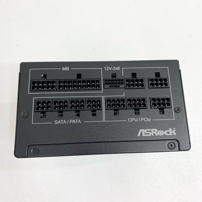 ASROCK SL-1000G 電源ユニット 90-UXS100-GFJAAA 1000W, 80PLUS GOLD ATX3.1/PCIe 5.1対応 箱・インシュロック・ケーブル・ケーブルホルダー付属 ケーブル欠品無し【加古川店】