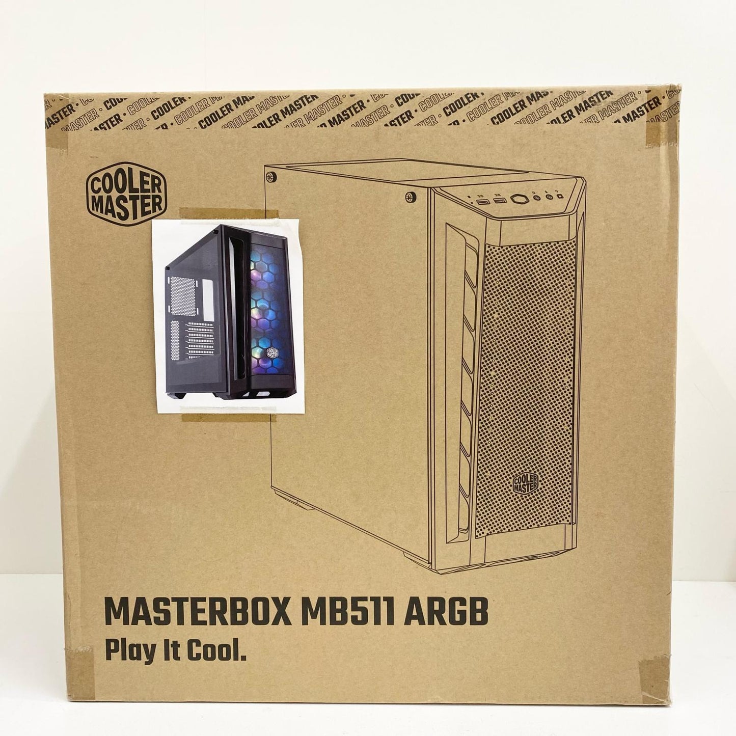 【未使用/未開封】 未開封 Cooler Master ミドルタワーPCケース MasterBox MB511 ARGB MCB-B511D KGNN-RGA 対応マザーボード:ATX/E-ATX/MicroATX/【簡易梱包】【加古川店】