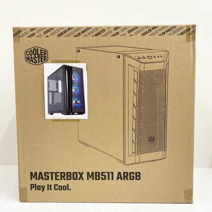 【未使用/未開封】 未開封 Cooler Master ミドルタワーPCケース MasterBox MB511 ARGB MCB-B511D KGNN-RGA 対応マザーボード:ATX/E-ATX/MicroATX/【簡易梱包】【加古川店】