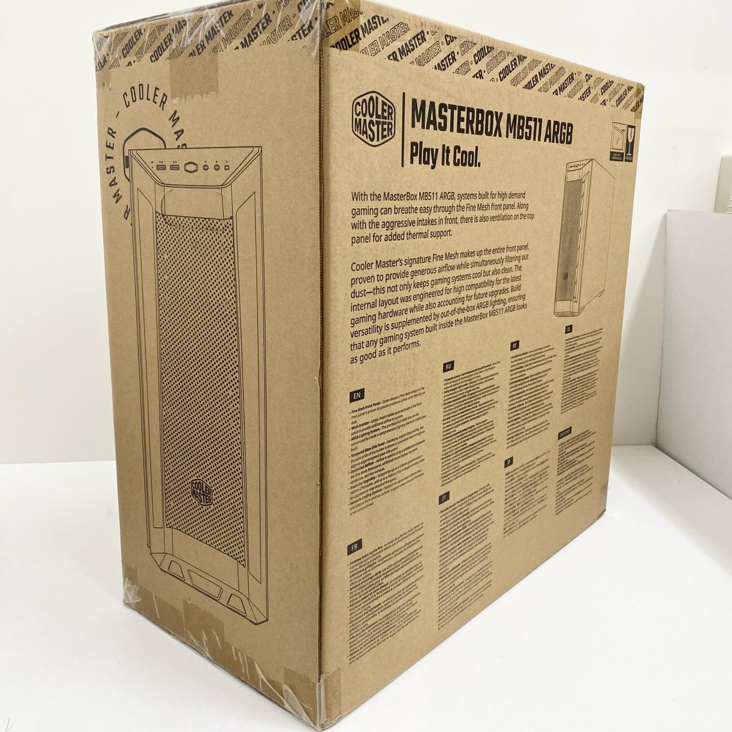 【未使用/未開封】 未開封 Cooler Master ミドルタワーPCケース MasterBox MB511 ARGB MCB-B511D KGNN-RGA 対応マザーボード:ATX/E-ATX/MicroATX/【簡易梱包】【加古川店】