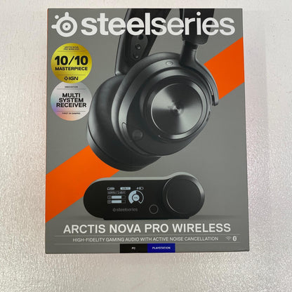 【未使用/未開封】 HS25 未開封 steelseries Arctis Nova Pro Wireless HS25 インターフェース 無線2.4GHz Bluetooth ミニプラグ【加古川店】