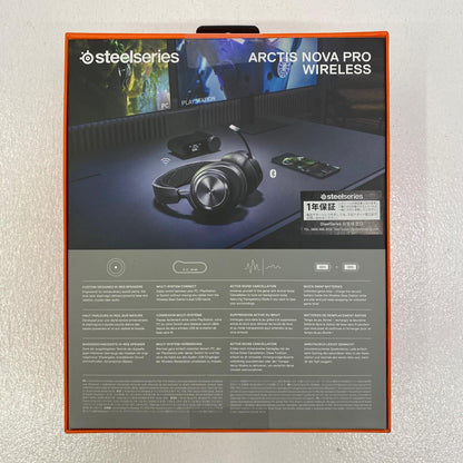 【未使用/未開封】 HS25 未開封 steelseries Arctis Nova Pro Wireless HS25 インターフェース 無線2.4GHz Bluetooth ミニプラグ【加古川店】