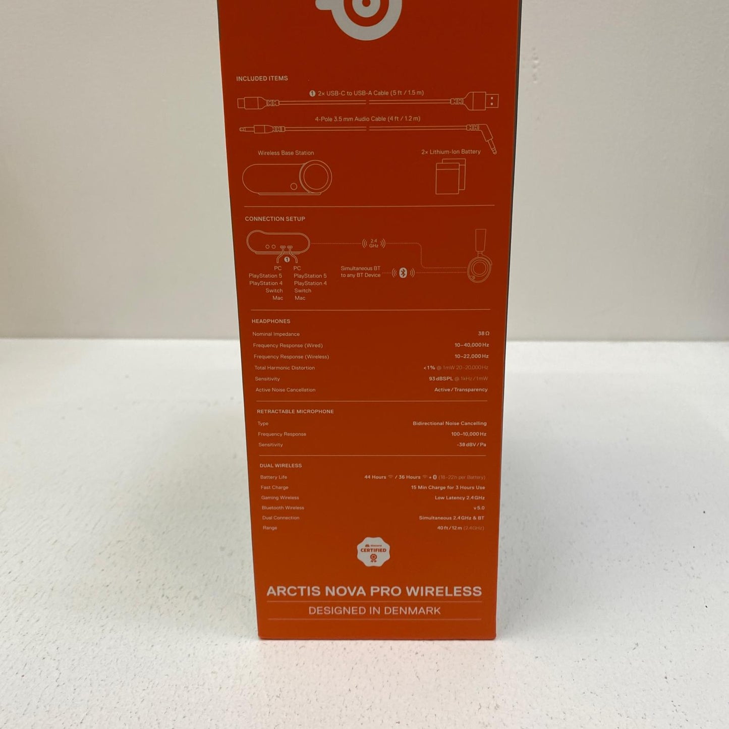 【未使用/未開封】 HS25 未開封 steelseries Arctis Nova Pro Wireless HS25 インターフェース 無線2.4GHz Bluetooth ミニプラグ【加古川店】