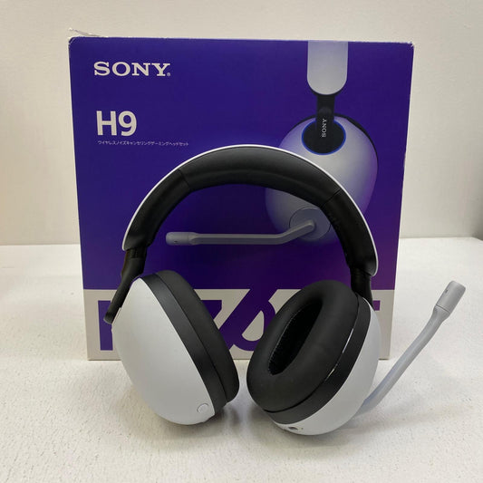 WH-G900N/WZ SONY INZONE H9 WH-G900N/WZ 基本仕様 Bluetooth対応/USB（無線2.4GHz)/ノイズキャンセリング USBケーブル欠品【加古川店】