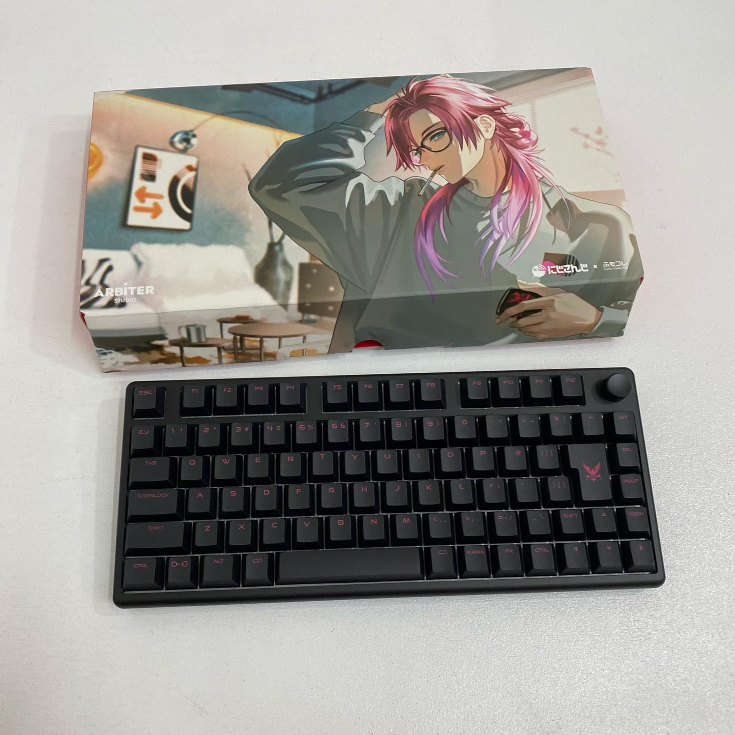 【未使用/未開封】 fc-njs02a-kb-lnc Fumo Collection ふもコレ×にじさんじ ゲーミングキーボード ローレン・イロアス fc-njs02a-kb-lnc 有線接続（USB Type-C)/日本語配列 75% ラピッドトリガー (FUJI+ Gateron 磁気スイッチ) 軸【加古川店】