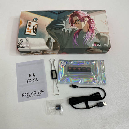 【未使用/未開封】 fc-njs02a-kb-lnc Fumo Collection ふもコレ×にじさんじ ゲーミングキーボード ローレン・イロアス fc-njs02a-kb-lnc 有線接続（USB Type-C)/日本語配列 75% ラピッドトリガー (FUJI+ Gateron 磁気スイッチ) 軸【加古川店】