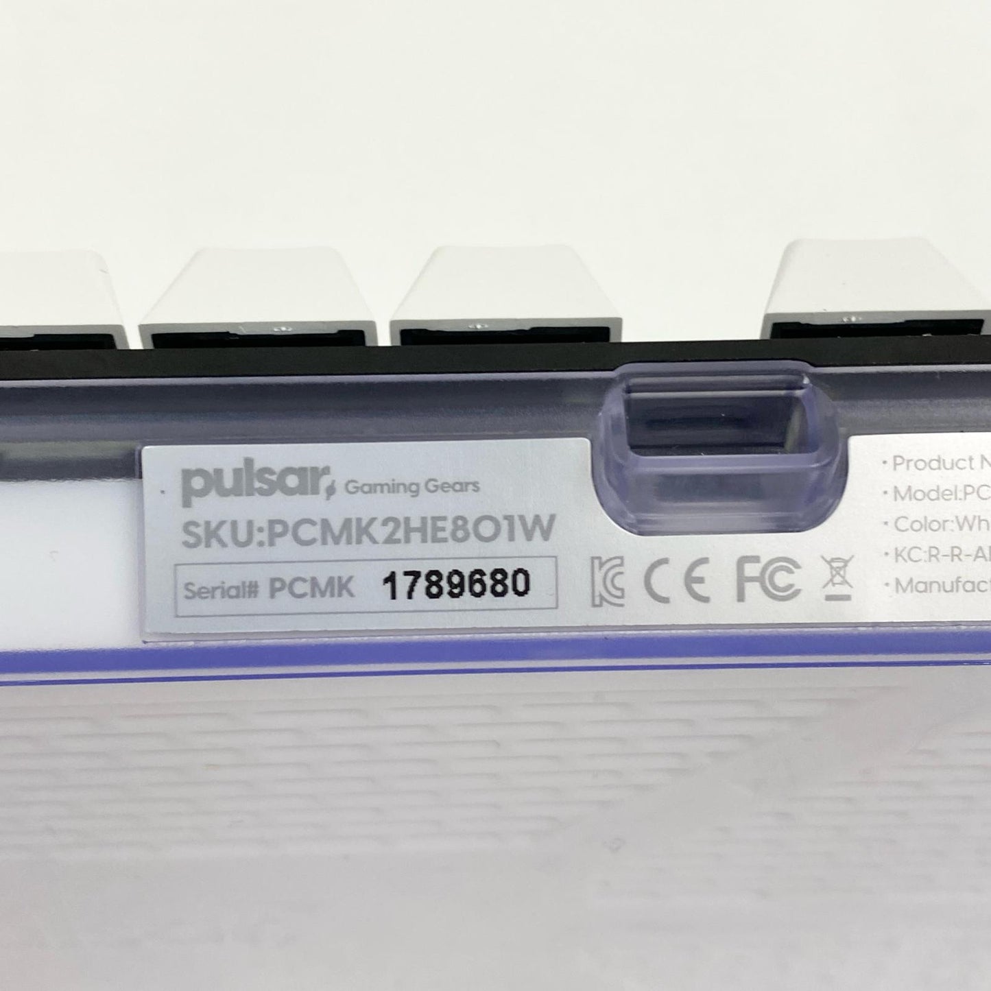 Pulsar PCMK 2HE TKL Hall Effect キーボード PCMK2HE811B 1789680 英語配列 テンキーレス 磁気スイッチ 箱・USB・キープラー付属【加古川店】