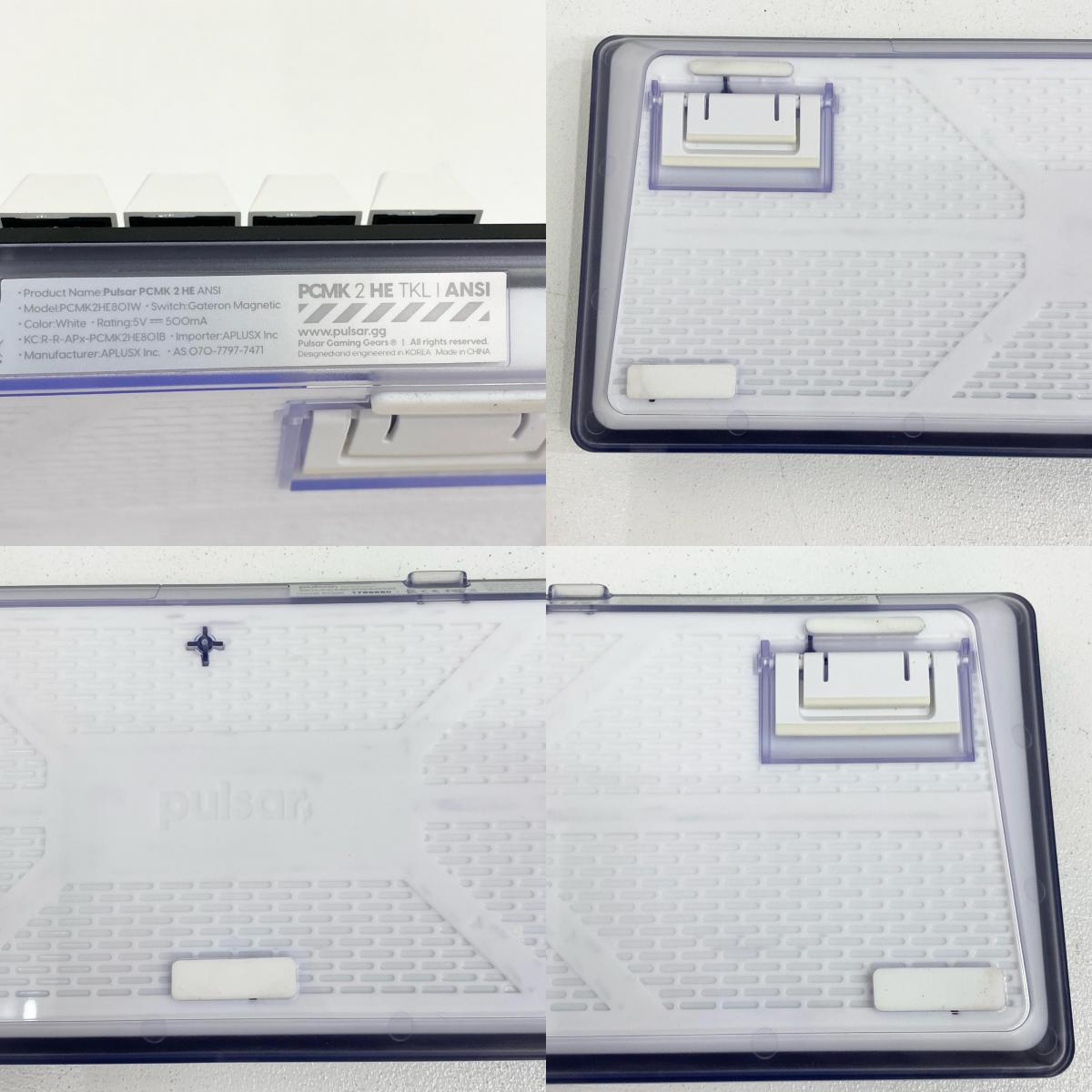 Pulsar PCMK 2HE TKL Hall Effect キーボード PCMK2HE811B 1789680 英語配列 テンキーレス 磁気スイッチ 箱・USB・キープラー付属【加古川店】