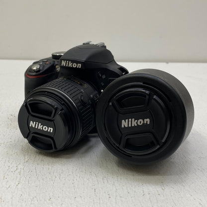 D3300 Nikon D3300 ダブルズームキット D3300 一眼レフ ニコン F APS-C 2416万画素【加古川店】